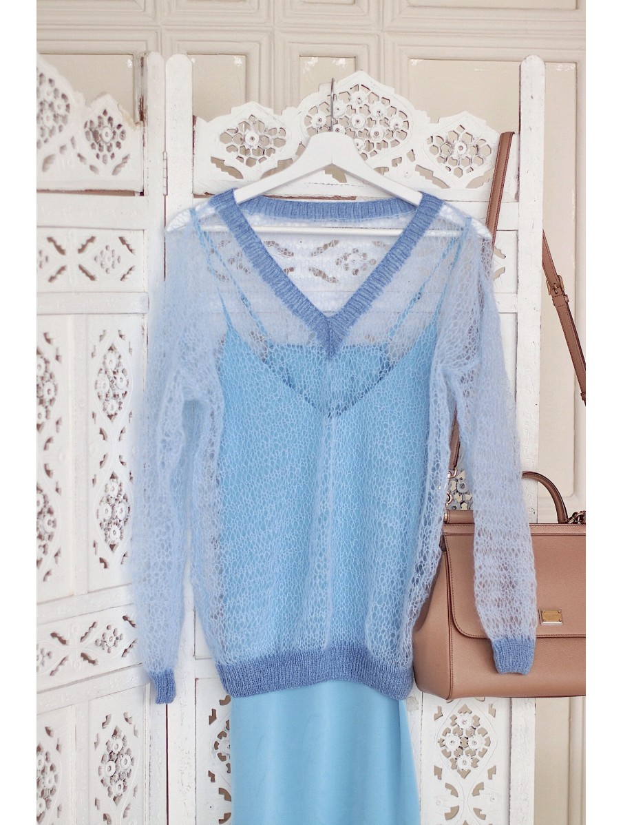 Sweater AMBER sky blue