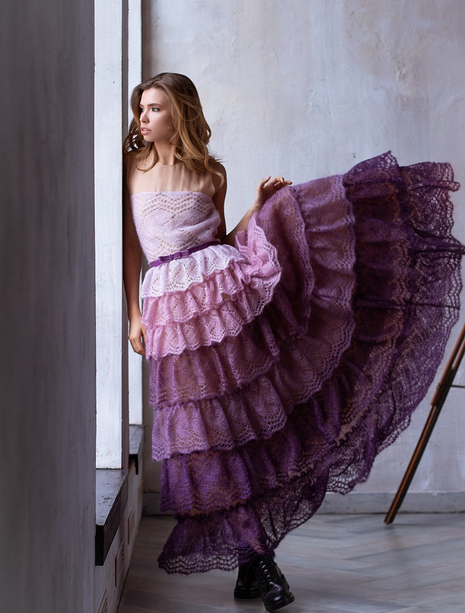 Сукня CRISTAL violet gradient